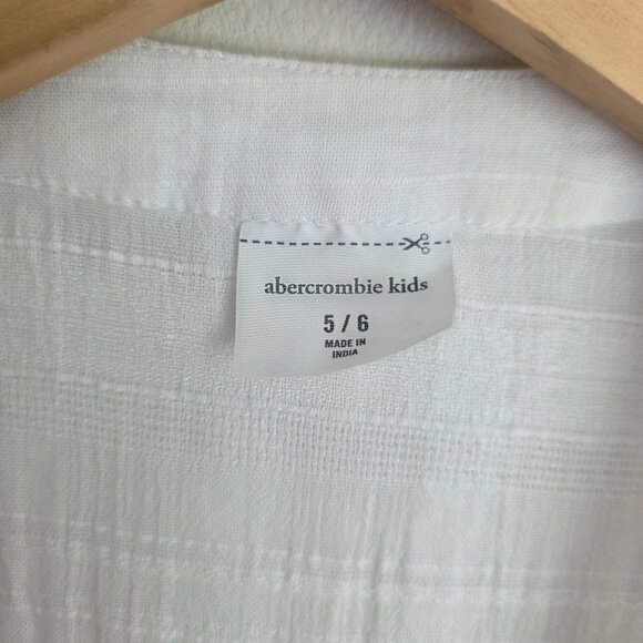 Abercrombie Kids Girls Dress & Duster Bundle Classic Black & White Stripes - Picture 11 of 16